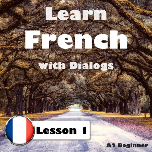 Learn French with Dialogs: Lesson 1 (A2 Beginner)
