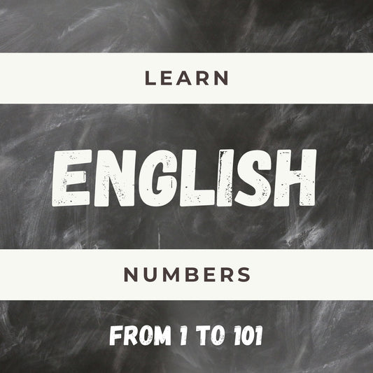 Learn English: Numbers from 1 to 101