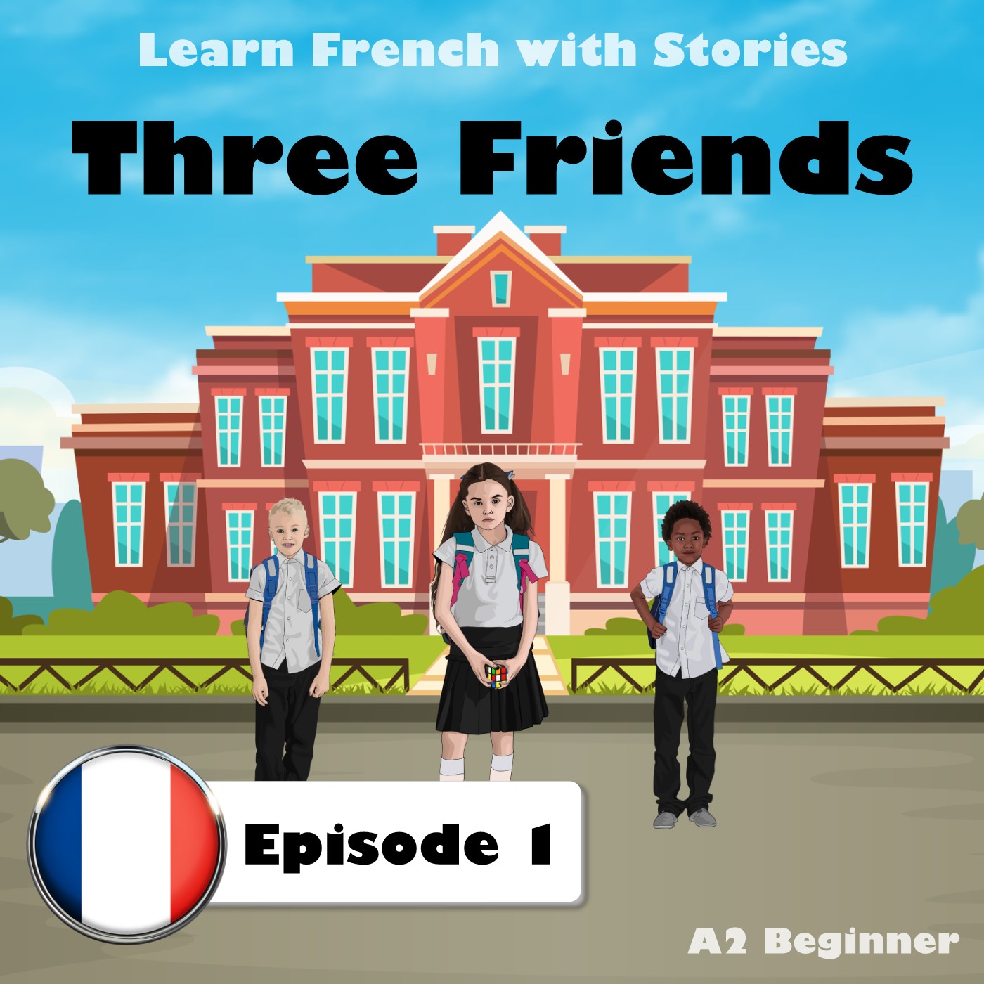 Learn French with Stories: Three Friends, Episode 1 (A2 Beginner)